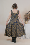 Flow Dress - Gold Flannel Flower