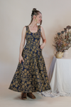 Flow Dress - Gold Flannel Flower