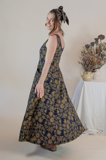  Flow Dress - Gold Flannel Flower