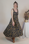 Flow Dress - Gold Flannel Flower